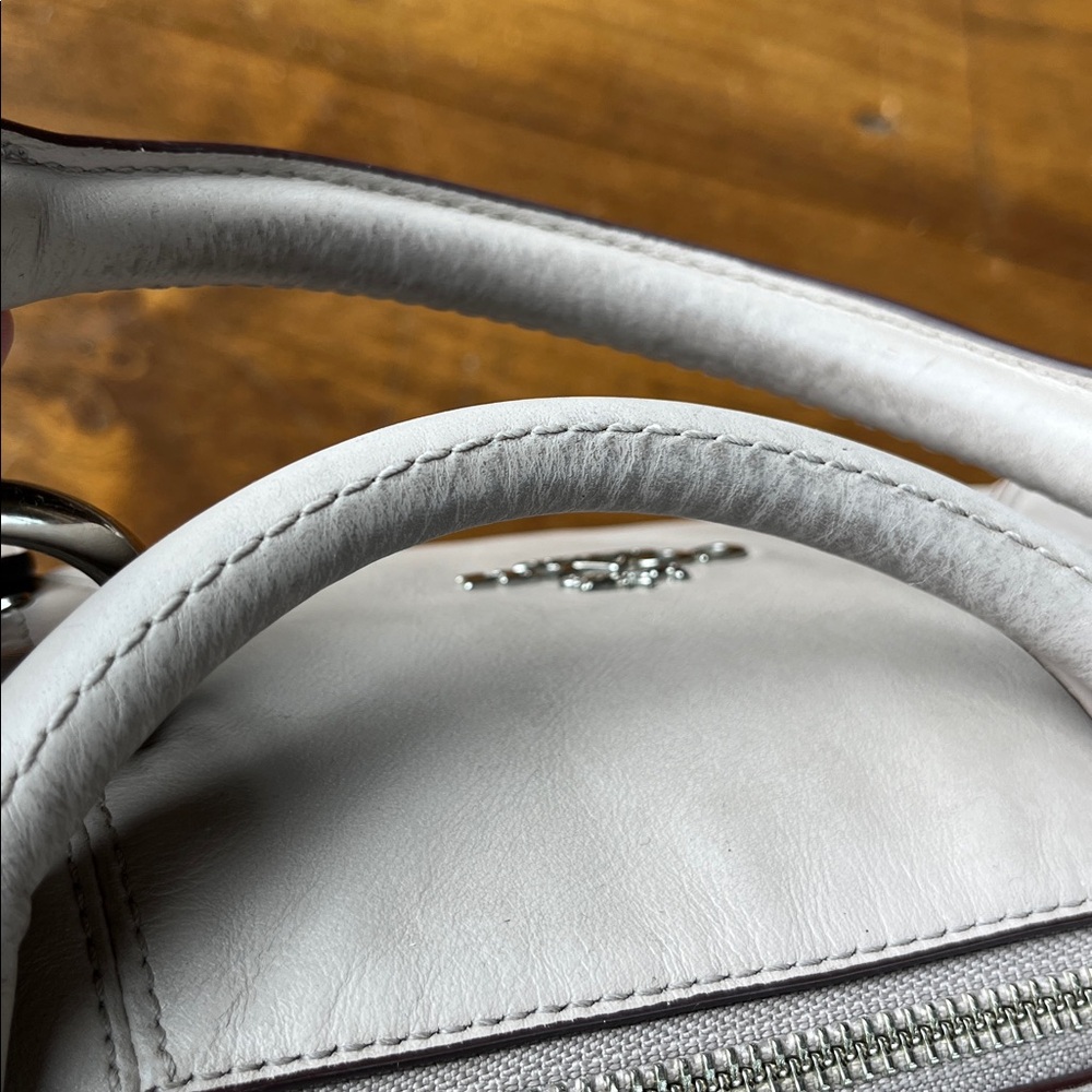 Coach Colette Shoulder Satchel f33806 Gray Birch - Picture 9 of 16